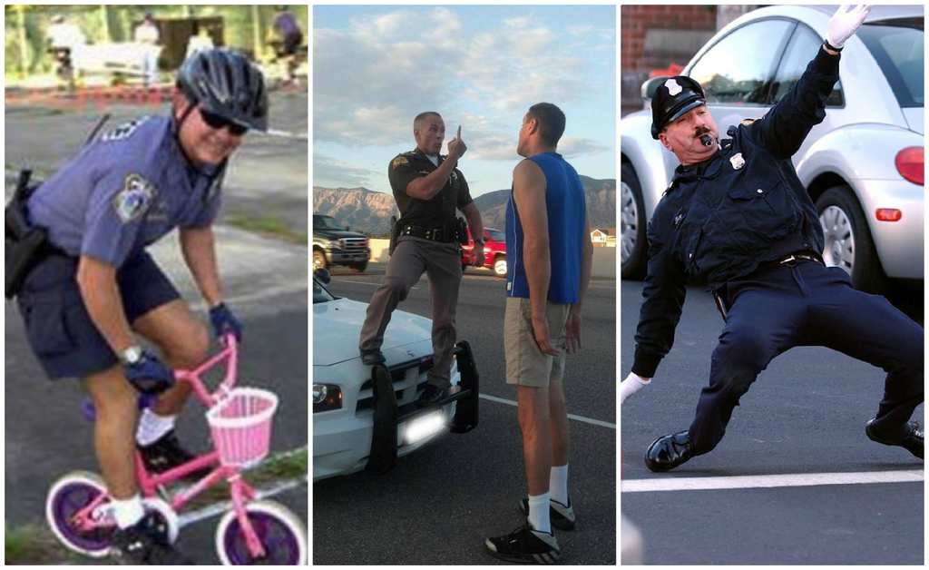 Queste esilaranti foto della polizia vi mostreranno il lato più leggero ...